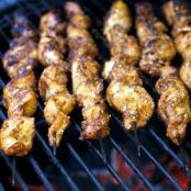 KOREAN HONEY-SESAME CHICKEN SKEWERS