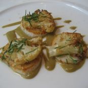 Scallops and Cauliflower with Caper-Raisin Sauce