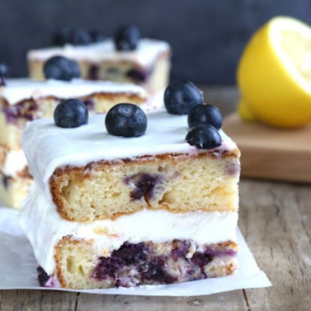 Gluten Free Lemon Blueberry Cake | Gluten-Free on a ShoestringGluten-Free on a Shoestring