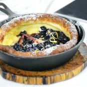 Lemon Vanilla Dutch Baby with Blueberry Sauce - TODAY.com