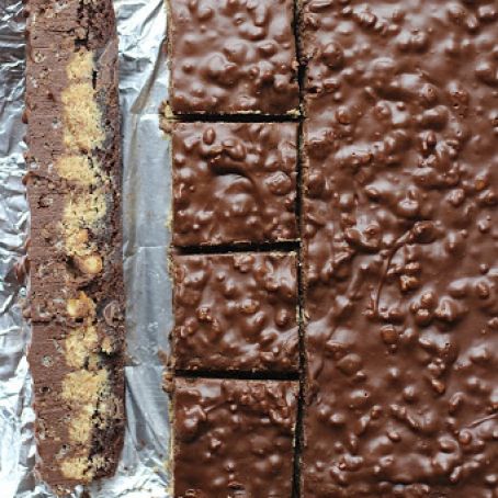 Peanut Butter Cup Crack Brownies