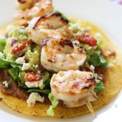 Grilled Shrimp Tostadas
