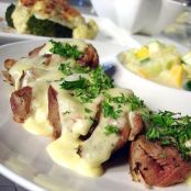 LOMO DE CERDO EN SALSA MORNAY