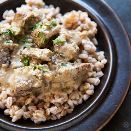 Lamb Braised in Milk with Garlic and Fennel