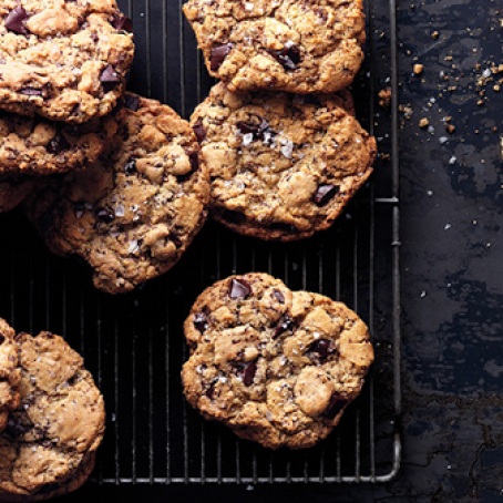 Salty Chocolate Chunk Cookies
