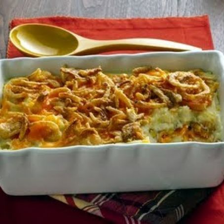 Crunchy Onion Potato Bake
