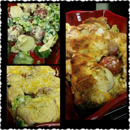 Cheddar Ranch Chicken & Veggies