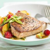 Tuna and Fruit Salsa