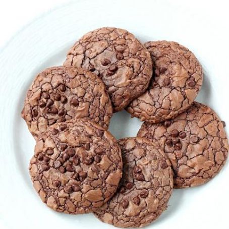 Double Chocolate Chip Brownie Mix Cookies