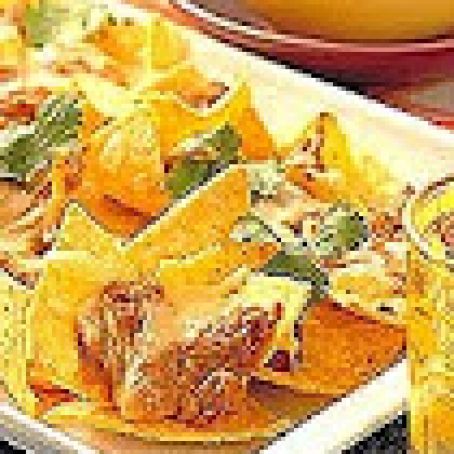 bean and cheese nachos