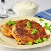 Cheesy Bacon Potato Cakes