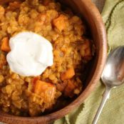 Spicy Chipotle Lentil & Sweet Potato Stew
