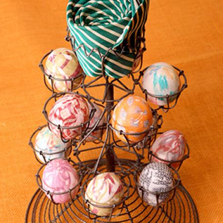 Silk-Tie Easter Eggs