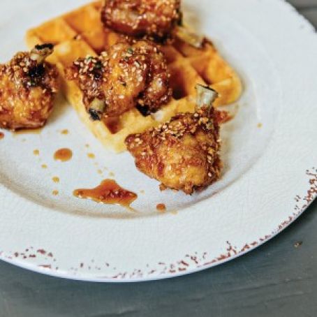 Korean-Style Fried Chicken With Ginger Sauce