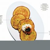 CORN CAKES w/CAVIAR