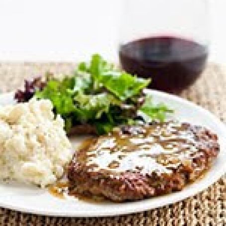 Minute-Steaks with Pan Gravy