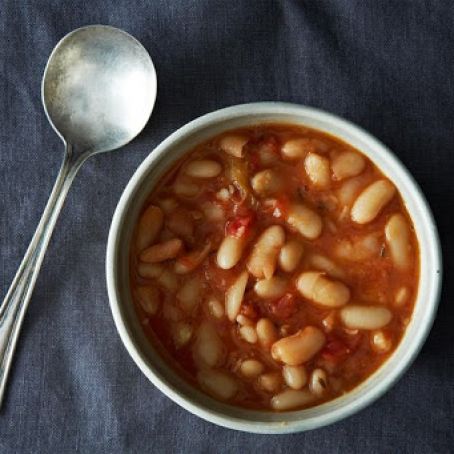 Brothy, Garlicky Beans