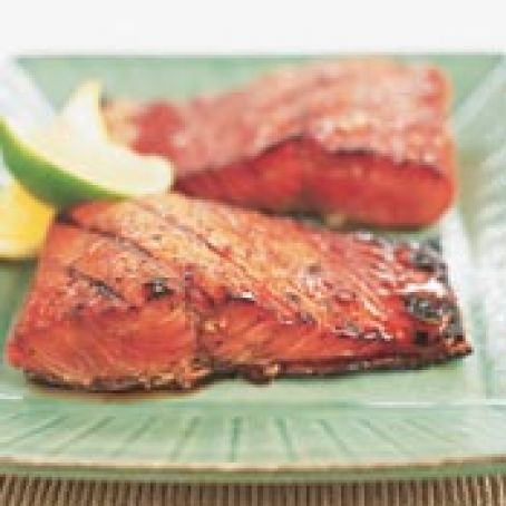 Grilled Glazed Salmon