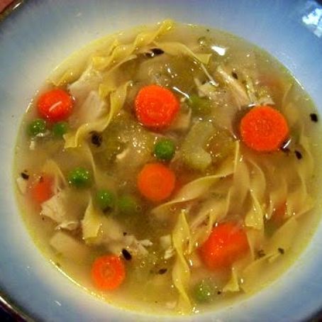 Hearty Chicken Vegetable and Noodle Soup.. Using Rotisserie Chicken! 30 Minutes!