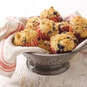 David Venable's Apple–Blueberry Muffins with Streusel Topping