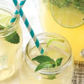 Fresh Mint-Basil Limeade