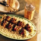 Chicken Kabobs with Lemon and Oregano