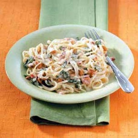 Linguine with Garlic Sauce Recipe 