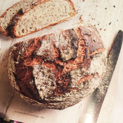 No Knead Seeded Morning Bread (Overnight)