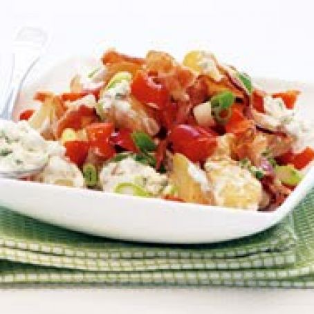 Potatoe Salad with Creamy Blue Cheese Dressing