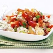Potatoe Salad with Creamy Blue Cheese Dressing