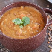 Thick and Creamy Lentil Soup with Lemon