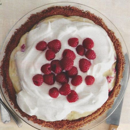 Raspberry Cream Pie