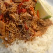 Crockpot Thai Pork With Peanut Sauce