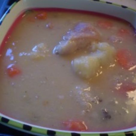 Salted pig tail Soup