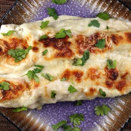 Asparagus & Chicken Enchiladas