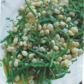 Haricots Verts and White Beans with Shallot Vinaigrette