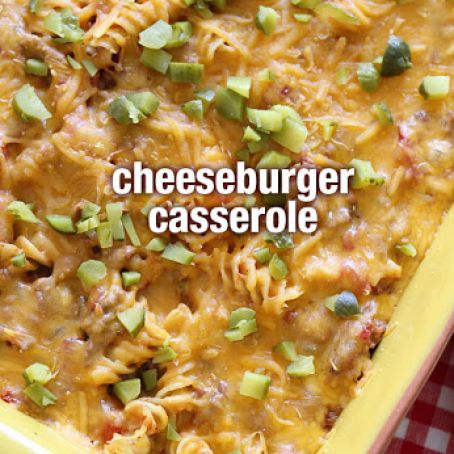 Cheeseburger Casserole