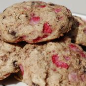 Vegan Strawberry Chocolate Chip Scones
