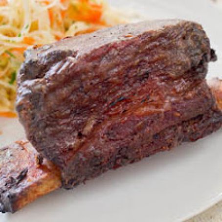Grill-Roasted Beef Short Ribs