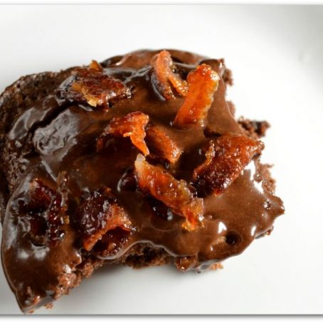 Candied Bacon Brownies