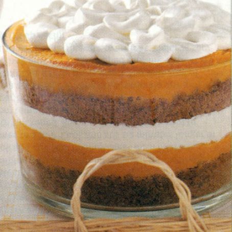Pumpkin Gingerbread Trifle