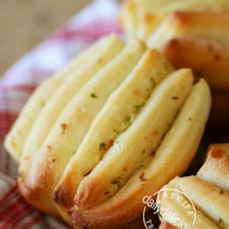 BREAD - Garlic Butter Fan Tan Rolls