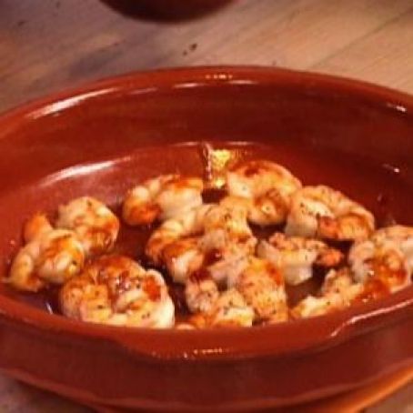 Oven Roasted Shrimp with Toasted Garlic