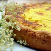 Elderflower and Quark Pie