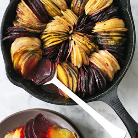 OVEN-ROASTED BEETS AND POTATOES