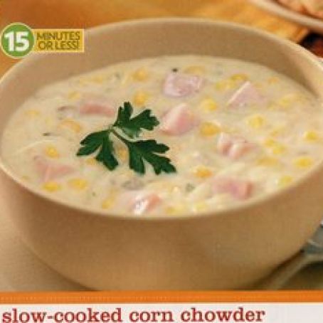 Slow-Cooked Corn Chowder
