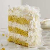 Fresh Coconut Mousse Cake