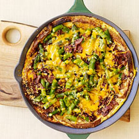 Asparagus, Bacon and Cheese Strata W. W. Points Plus 5