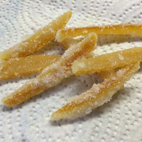 Simple Candied Orange Peel