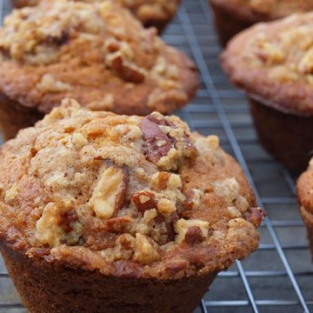 Pumpkin Pecan Crunch Muffins